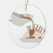 Vergessen Sie nicht Soße Keramik Ornament (Links)