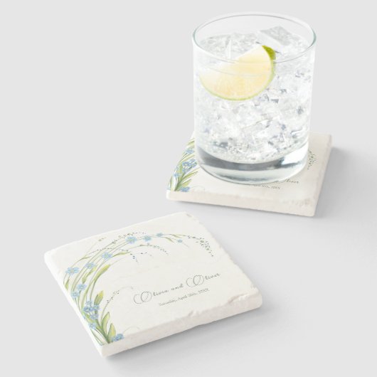 Vergessen Sie nicht Steinuntersetzer (Seitenansicht)