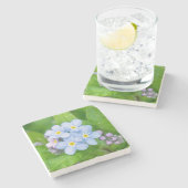 Vergessen Sie nicht, Stone Untersetzer (Seitenansicht)