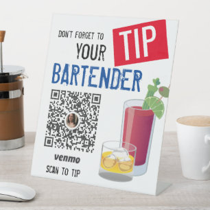 Vergessen Sie nicht, Tipp für Ihren Server-Barkeep Sockelschild