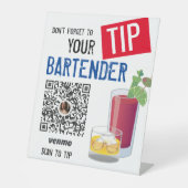 Vergessen Sie nicht, Tipp für Ihren Server-Barkeep Sockelschild (Vorderseite)