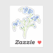 Vergessen Sie nicht-Vinyl Sticker (Blatt)