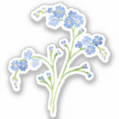 Vergessen Sie nicht-Vinyl Sticker (Vorderseite)