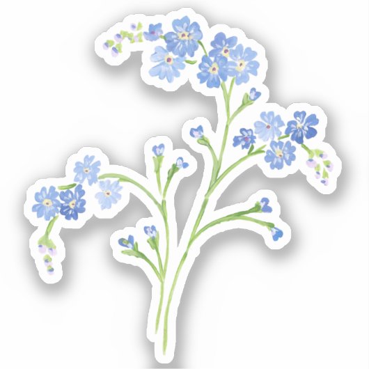 Vergessen Sie nicht-Vinyl Sticker (Vorderseite)