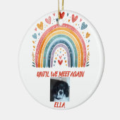 Vergessen Sie nicht Weihnachten Bauble Rainbow Bri Keramik Ornament (Links)