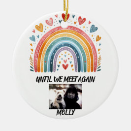 Vergessen Sie nicht Weihnachten Bauble Rainbow Bri Keramik Ornament