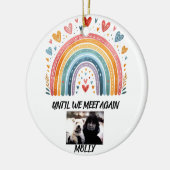 Vergessen Sie nicht Weihnachten Bauble Rainbow Bri Keramik Ornament (Links)