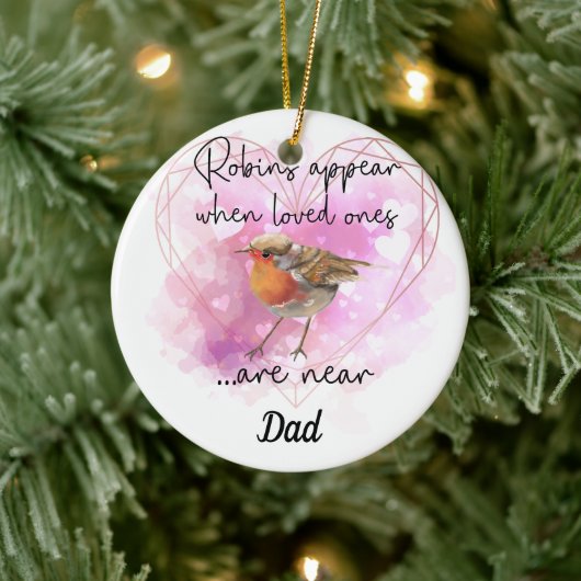 Vergessen Sie nicht Weihnachten Bauble Robins ersc Keramik Ornament (Baum)