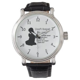 Vergessen Sie nicht zu beten Armbanduhr