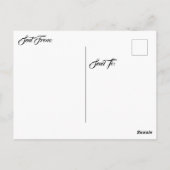 Vergessen Sie nie, 11. September Zwillingstürme Er Postkarte (Rückseite)