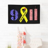 Vergessen Sie nie 9 11 Gelbe Schleife Banner (Insitu)
