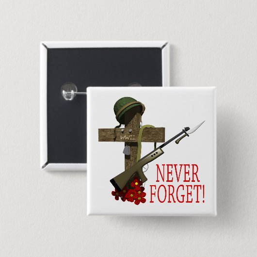 Vergessen Sie nie Button (Vorne & Hinten)