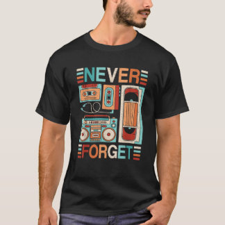 Vergessen Sie nie das rückseitig verwendbare Kasse T-Shirt