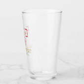 Vergessen Sie nie, dass Pluto Retro Funny Space, W Glas (Links)