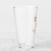 Vergessen Sie nie, dass Pluto Retro Funny Space, W Glas (Rechts)