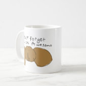 Vergessen Sie nie, dass Sie phantastische Elefante Kaffeetasse (Vorderseite Links)