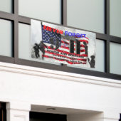Vergessen Sie nie den 11. September Banner (Äußeres Gebäude)