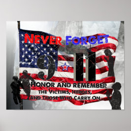 Vergessen Sie nie den 11. September Poster