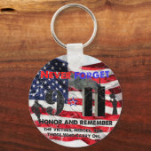 Vergessen Sie nie den 11. September Schlüsselanhänger (Vorderseite)