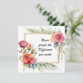 Vergessen Sie nie den Unterschied, den Sie botanis Karte (Stehend Vorderseite)