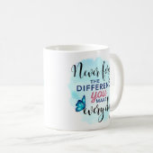 Vergessen Sie nie den Unterschied, den Sie schätze Kaffeetasse (VorderseiteRechts)