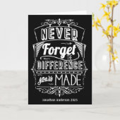 Vergessen Sie nie die Differenzanschätzung Karte (Gelbe Blume)