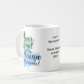 Vergessen Sie nie die Differenzrente Kaffeetasse (Vorderseite Links)