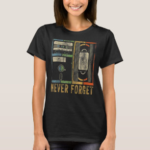 Vergessen Sie nie die Gänsehaut der Videokassetten T-Shirt