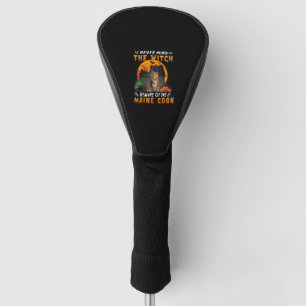 Vergessen Sie nie die Hexe, sich vor der Münzkatze Golf Headcover