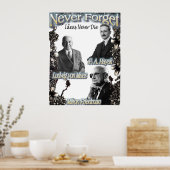 Vergessen Sie nie die Österreicher Hayek, Friedman Poster (Küche)