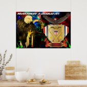 Vergessen Sie nie einen mit Behinderung Tierarzt Poster (Küche)