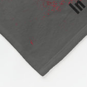 Vergessen Sie nie (Gedenktag) Fleecedecke (Ecke)