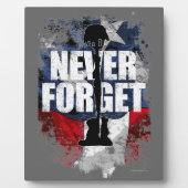 Vergessen Sie nie (Gedenktag) Fotoplatte (Vorderseite)