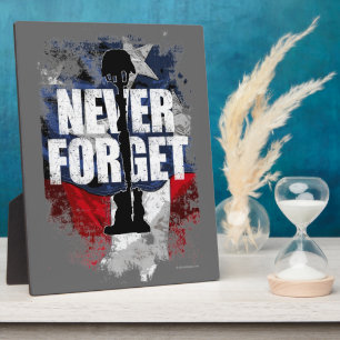 Vergessen Sie nie (Gedenktag) Fotoplatte