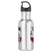 Vergessen Sie nie (Gedenktag) Trinkflasche (Rückseite)