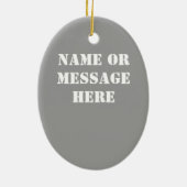 Vergessen Sie nie Keramik Ornament (Hinten)