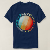 Vergessen Sie nie Pluto Shirts Funny Retro Planet (Design vorne)