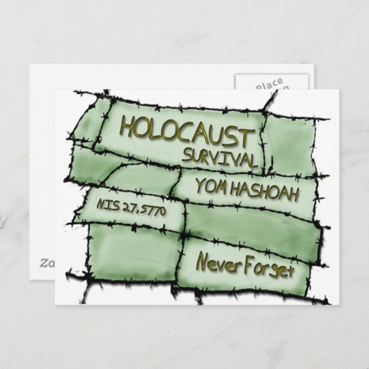 Vergessen Sie nie Postkarte (Vorne/Hinten)