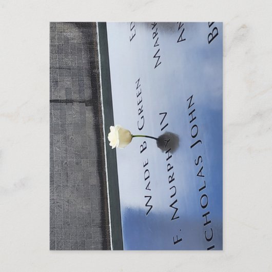 Vergessen Sie nie Postkarte (Vorderseite)