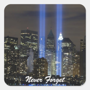 Vergessen Sie nie Quadratischer Aufkleber