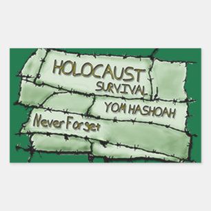 Vergessen Sie nie Rechteckiger Aufkleber