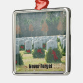 Vergessen Sie nie Silbernes Ornament (Links)