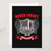 Vergessen Sie nie unseren gefallenen Helden-Vetera Save The Date (Vorne/Hinten)