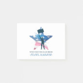 Vergessen Sie nie unseren gefallenen Heroes Pearl  Post-it Klebezettel (Vorderseite)