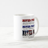 VERGESSEN SIE NIE, VERGESSEN SIE, STIMMEN WIEDER F KAFFEETASSE (VorderseiteRechts)