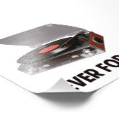 Vergessen Sie nie Vinyl Record Players Fotodruck (Ecke)