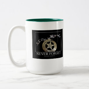 Vergessen Sie nie Zweifarbige Tasse