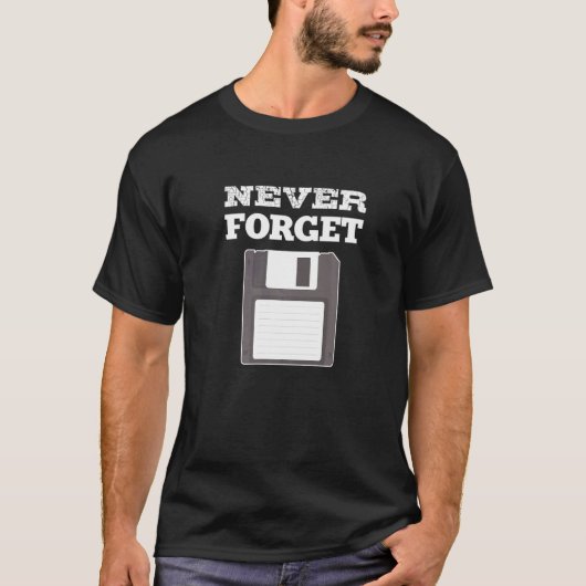 Vergessen Sie niemals Computer Nerd Premium T-Shirt (Vorderseite)