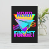 Vergessen Sie niemals das Papierflugzeug Einladung (Stehend Vorderseite)