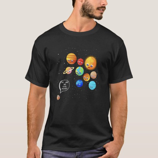 Vergessen Sie niemals das Raumsonarsystem Pluto Pl T-Shirt (Vorderseite)
